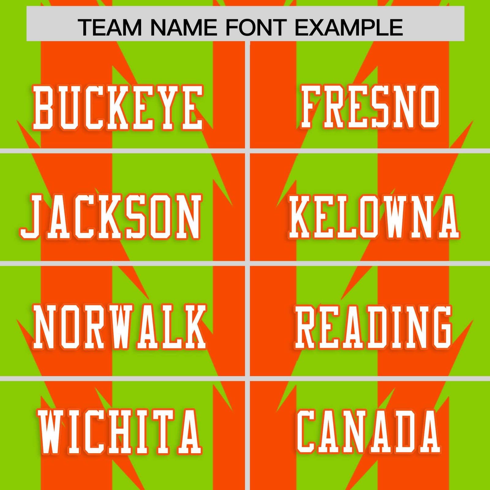 Custom Neon Green Orange Personalized Razr Stripe Graffiti Pattern Flag Football Jersey