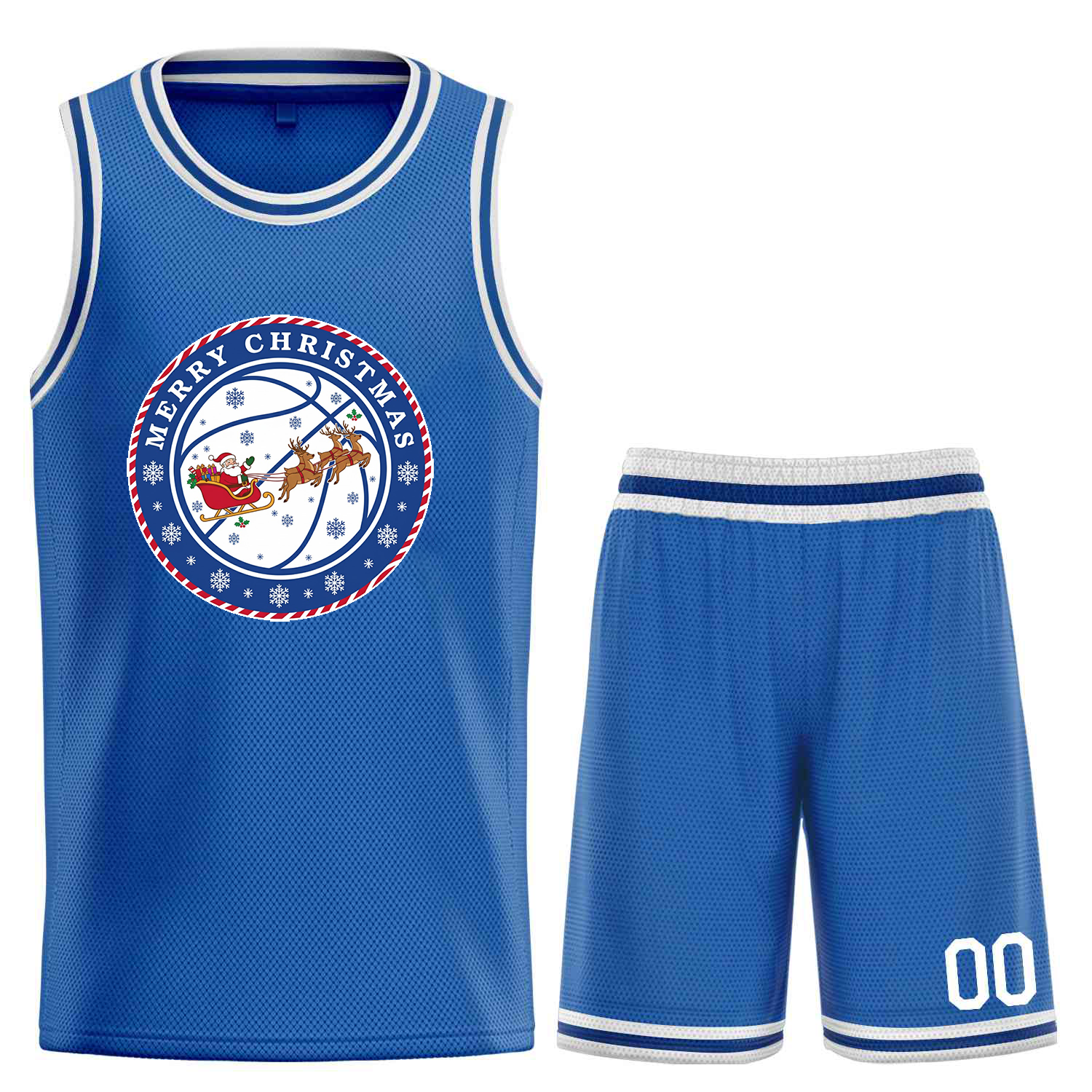 Custom Christmas Philadelphia Blue White Heal Sports Uniform Classic Sets Basketball Jersey