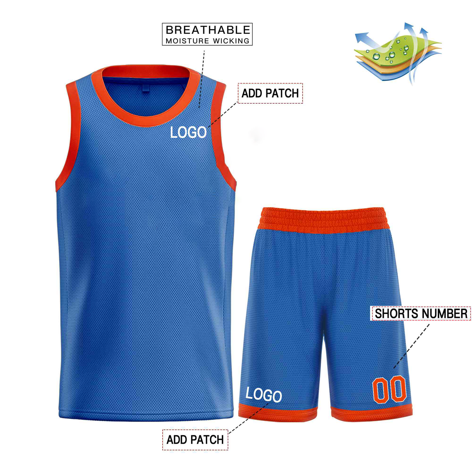 Custom Christmas New York Blue Orange-White Heal Sports Uniform Classic Sets Basketball Jersey