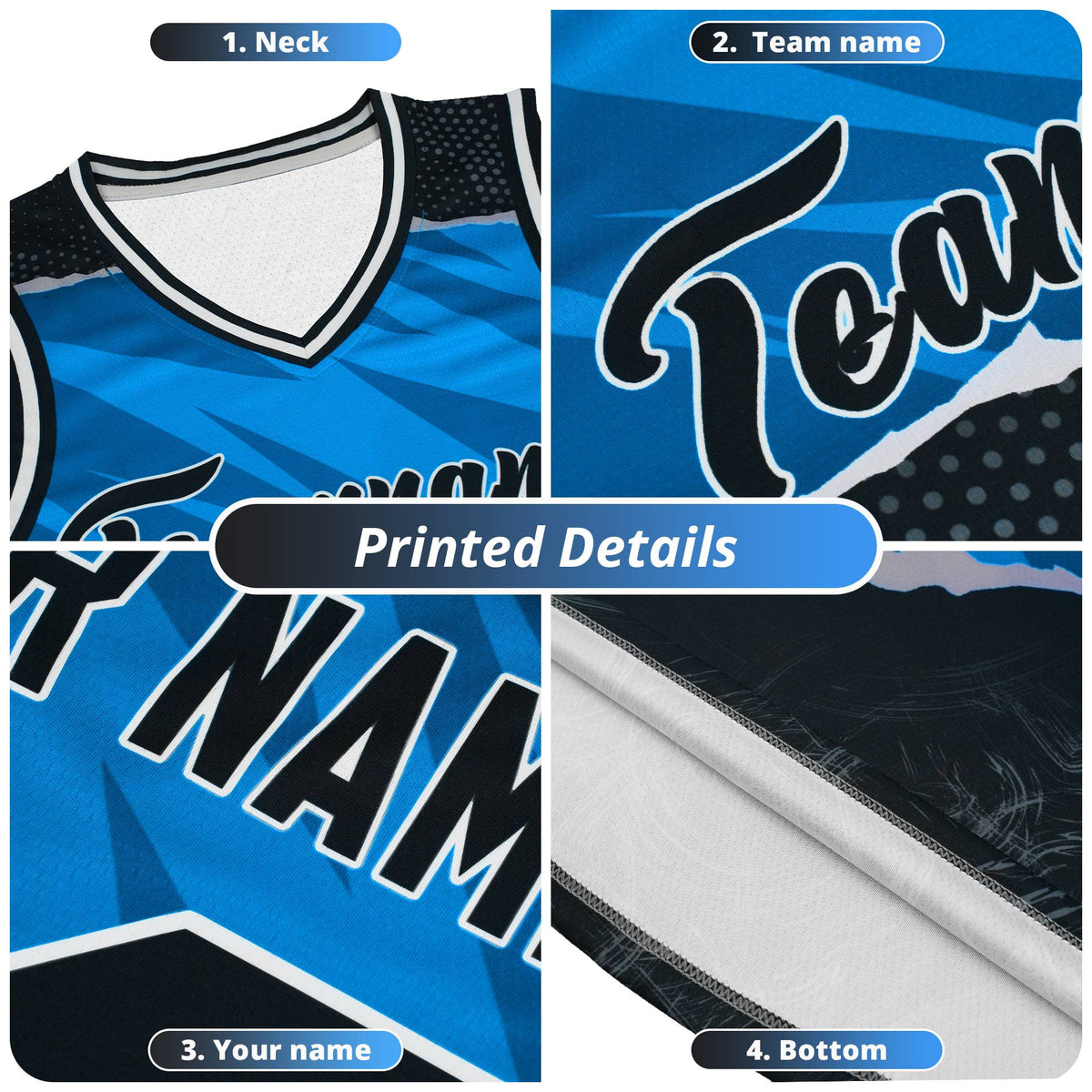 Custom Purple Side Blocks Sports Uniform Basketball Jersey