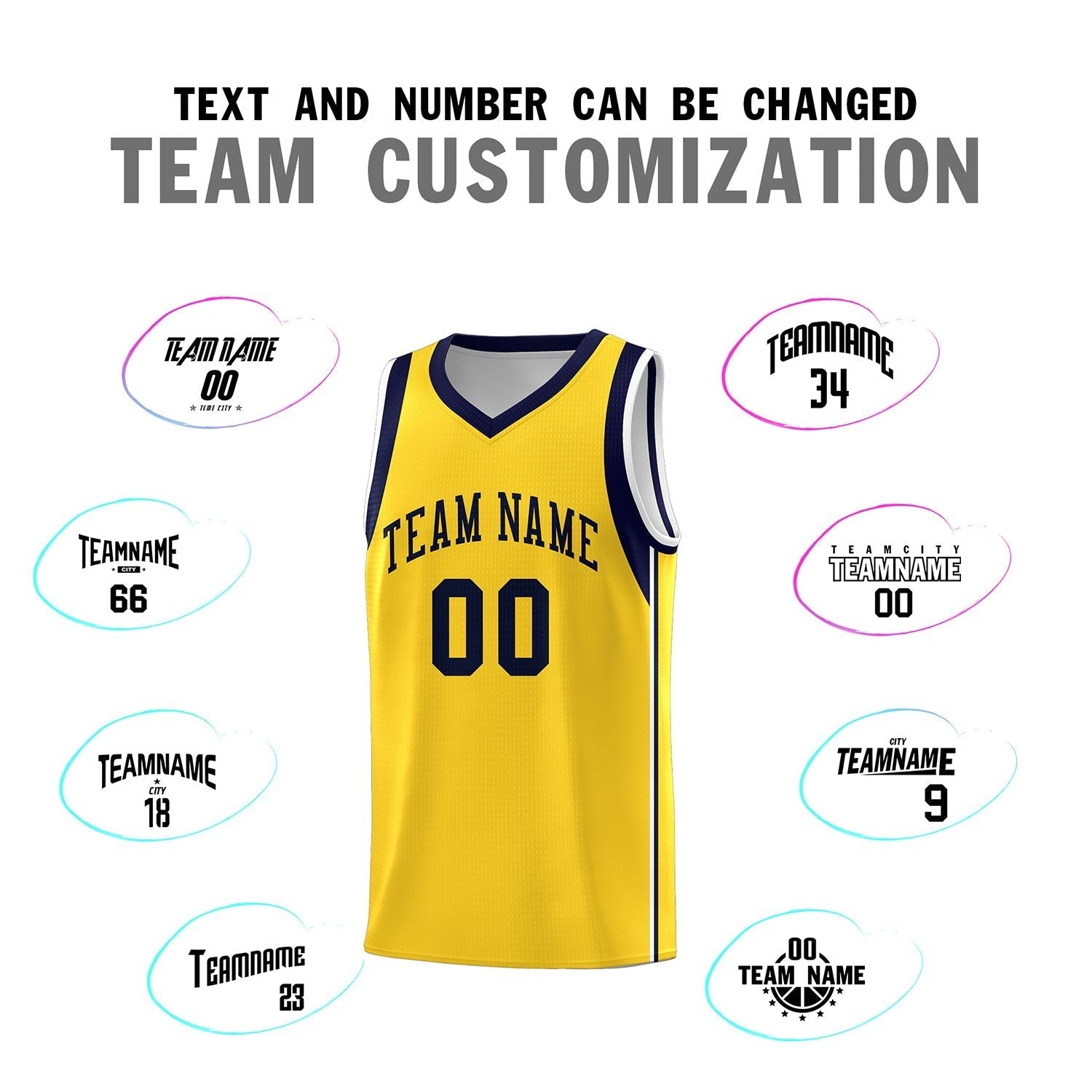 Custom Gold Navy Sleeve Color Blocking Classic Sets Sports Uniform Basketball Jersey