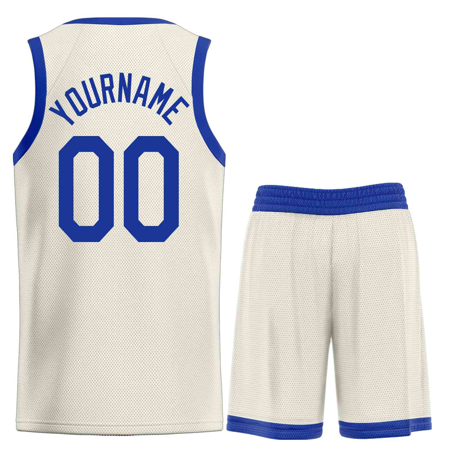 Custom Cream Royal Heal Sports Uniform Classic Sets Basketball Jersey