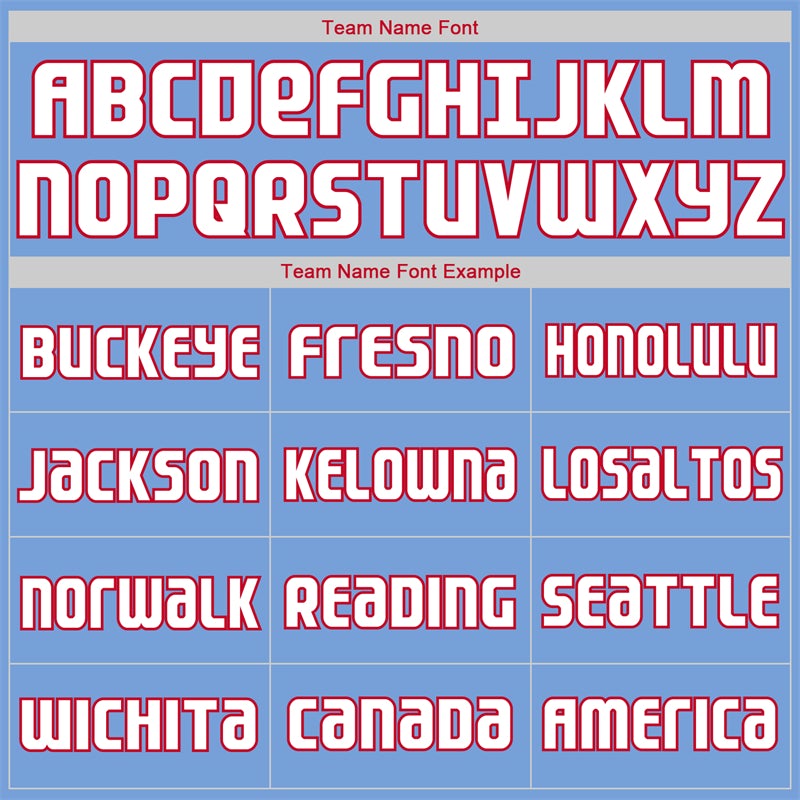 Custom Light Blue White-Red  Classic Sets Basketball Jersey