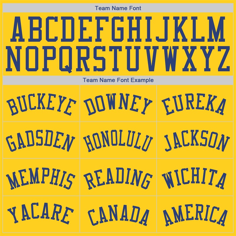 Custom Yellow Royal-White Classic Sets Basketball Jersey