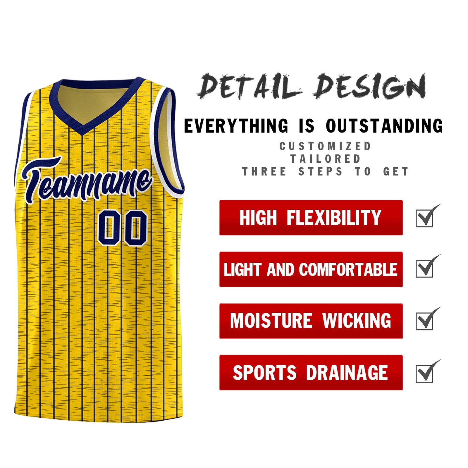 Custom Gold Custom Gray Pinstripe Retro Sets Uniform Basketball Jersey