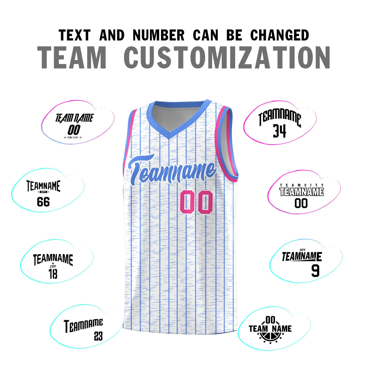 Custom White Custom Gray Pinstripe Retro Sets Uniform Basketball Jersey