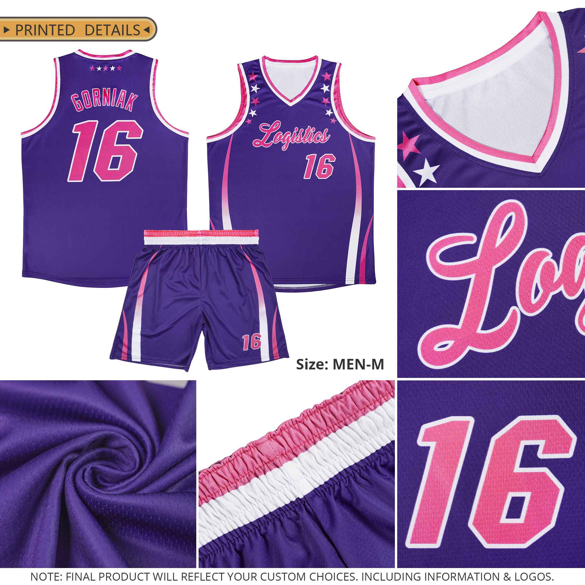 Custom Aqua Shoulders Star Pattern Side Color Block Sports Uniform Basketball Jersey