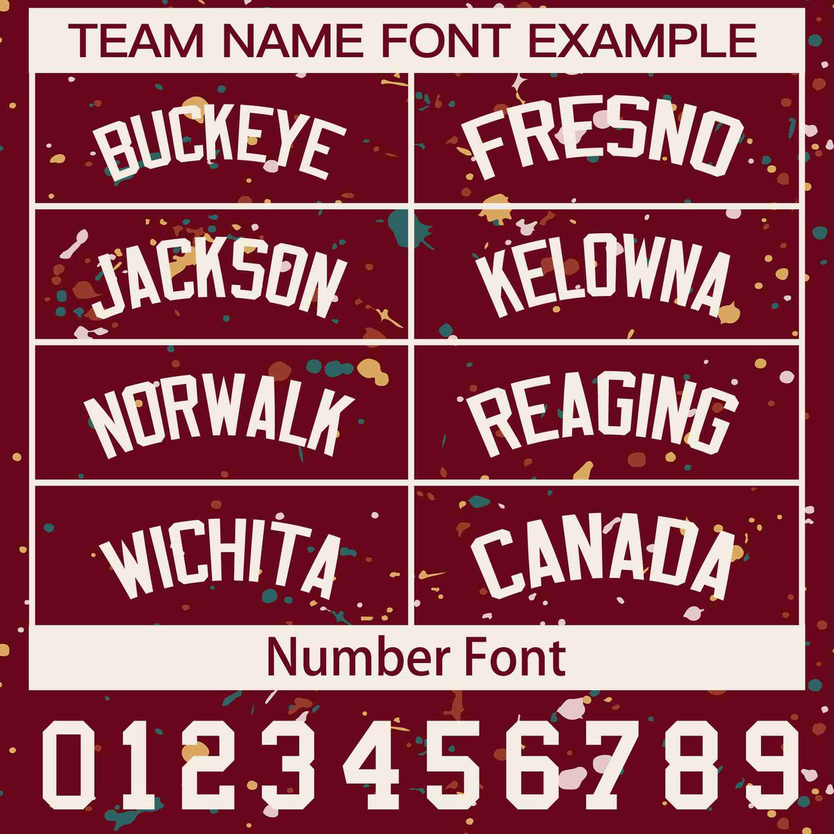 Custom Crimson Cream Personalized Splash Graffiti Pattern Dog Jersey