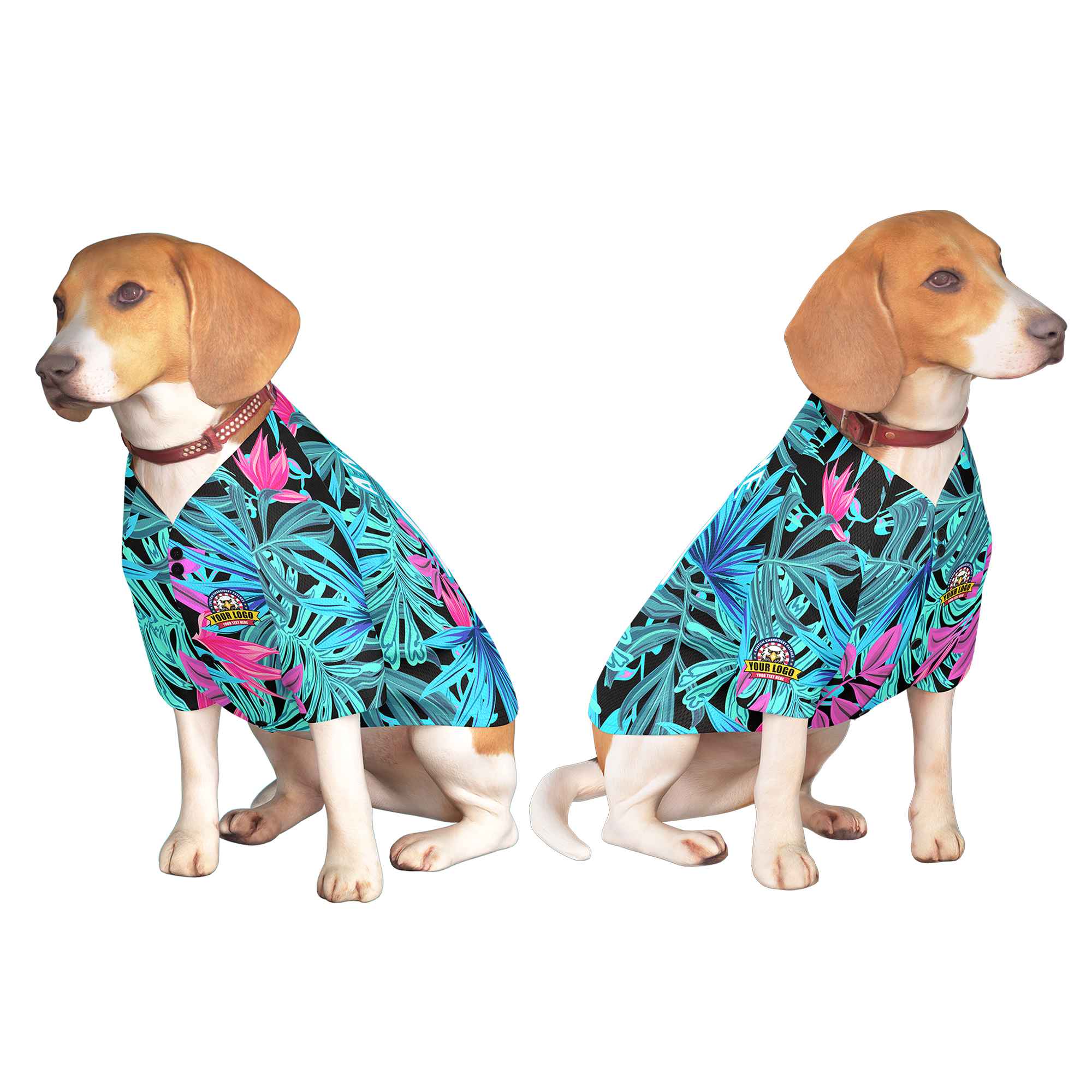 Custom White Sky Blue Graffiti Pattern Dog Jersey