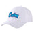 Custom White Sky Blue Baseball Cap Curved Eaves Hats Vintage Design for Men/Women/Youth