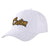 Custom White Old Gold Baseball Cap Curved Eaves Hats Vintage Design for Men/Women/Youth