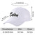 Custom White Black Baseball Cap Curved Eaves Hats Vintage Design for Men/Women/Youth