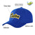 Custom Royal Blue Navy Baseball Cap Curved Eaves Hats Vintage Design for Men/Women/Youth