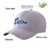 Custom Gray Navy Baseball Cap Curved Eaves Hats Vintage Design for Men/Women/Youth