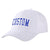 Custom White Royal Blue Baseball Cap Curved Eaves Hats Vintage Design for Men/Women/Youth