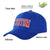 Custom Royal Blue Red Baseball Cap Curved Eaves Hats Vintage Design for Men/Women/Youth