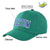 Custom Green Royal Blue Baseball Cap Curved Eaves Hats Vintage Design for Men/Women/Youth