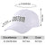 Custom White Black Baseball Cap Curved Eaves Hats Vintage Design for Men/Women/Youth