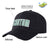 Custom Black Kelly Green Baseball Cap Curved Eaves Hats Vintage Design for Men/Women/Youth