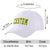 Custom White Kelly Green Baseball Cap Curved Eaves Hats Vintage Design for Men/Women/Youth