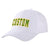 Custom White Kelly Green Baseball Cap Curved Eaves Hats Vintage Design for Men/Women/Youth