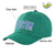 Custom Green Royal Blue Baseball Cap Curved Eaves Hats Vintage Design for Men/Women/Youth