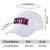 Custom White Red Baseball Cap Curved Eaves Hats Vintage Design for Men/Women/Youth