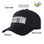 Custom Black Gray Baseball Cap Curved Eaves Hats Vintage Design for Men/Women/Youth