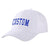 Custom White Royal Blue Baseball Cap Curved Eaves Hats Vintage Design for Men/Women/Youth