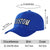 Custom Royal Blue White Baseball Cap Curved Eaves Hats Vintage Design for Men/Women/Youth