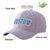 Custom Gray Navy Baseball Cap Curved Eaves Hats Vintage Design for Men/Women/Youth