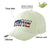 Custom Cream Usa Baseball Cap Curved Eaves Hats Vintage Design for Men/Women/Youth