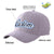 Custom Gray Navy Baseball Cap Curved Eaves Hats Vintage Design for Men/Women/Youth