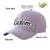 Custom Gray Black Baseball Cap Curved Eaves Hats Vintage Design for Men/Women/Youth