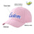 Custom Pink Royal Blue Baseball Cap Curved Eaves Hats Vintage Design for Men/Women/Youth