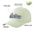 Custom Cream Navy Baseball Cap Curved Eaves Hats Vintage Design for Men/Women/Youth