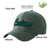 Custom Dark Gray Aqua Baseball Cap Curved Eaves Hats Vintage Design for Men/Women/Youth