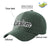 Custom Dark Gray Black Baseball Cap Curved Eaves Hats Vintage Design for Men/Women/Youth