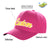 Custom Rose Yellow Baseball Cap Curved Eaves Hats Vintage Design for Men/Women/Youth