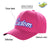 Custom Rose White Baseball Cap Curved Eaves Hats Vintage Design for Men/Women/Youth