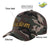 Custom Camo Old Gold Baseball Cap Curved Eaves Hats Vintage Design for Men/Women/Youth