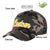 Custom Camo Yellow Baseball Cap Curved Eaves Hats Vintage Design for Men/Women/Youth