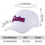 Custom White Red Baseball Cap Curved Eaves Hats Vintage Design for Men/Women/Youth