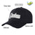 Custom Black Gray Baseball Cap Curved Eaves Hats Vintage Design for Men/Women/Youth