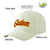 Custom Cream Crimson Baseball Cap Curved Eaves Hats Vintage Design for Men/Women/Youth