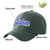 Custom Dark Gray Royal Blue Baseball Cap Curved Eaves Hats Vintage Design for Men/Women/Youth