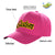 Custom Rose Black Baseball Cap Curved Eaves Hats Vintage Design for Men/Women/Youth