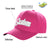 Custom Rose White Baseball Cap Curved Eaves Hats Vintage Design for Men/Women/Youth