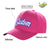 Custom Rose White Baseball Cap Curved Eaves Hats Vintage Design for Men/Women/Youth