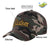 Custom Camo Old Gold Baseball Cap Curved Eaves Hats Vintage Design for Men/Women/Youth